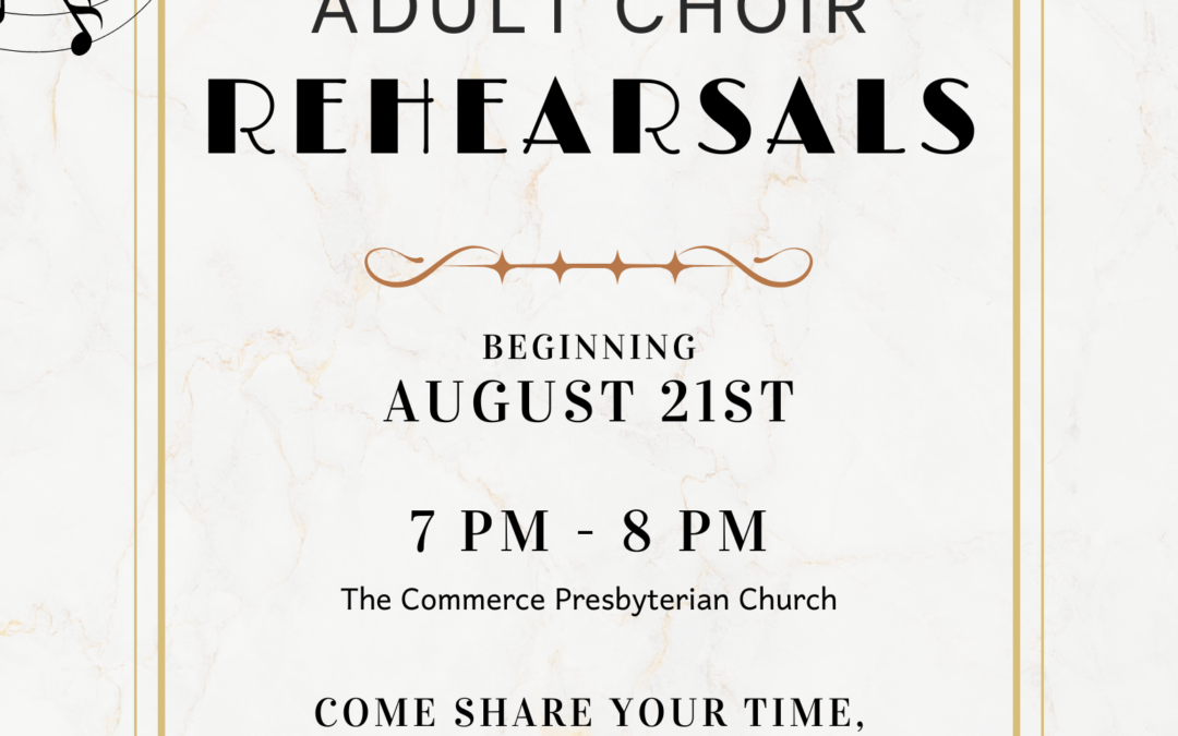 Come Join Our Adult Choir!